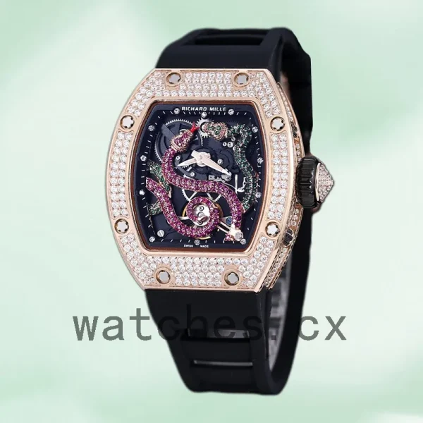 Richard Mille RM 026 Unisex 45*39mm RM 026-003 Transparent Dial Rose Gold - Image 2