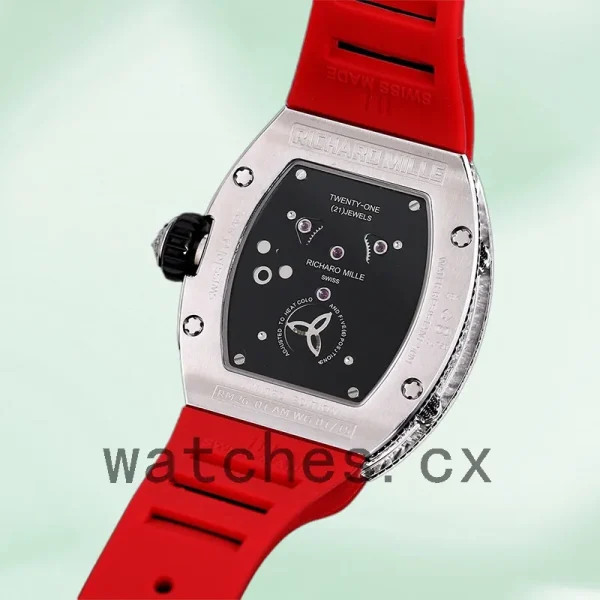 Richard Mille RM 026 Unisex 45*39mm RM 026-004 Silver Rubber Band - Image 4