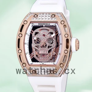 Richard Mille RM 052 Men 50*42mm RM 052-013 Automatic Rubber Band
