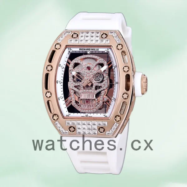 Richard Mille RM 052 Men 50*42mm RM 052-013 Automatic Rubber Band - Image 2
