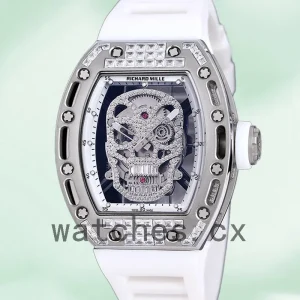 Richard Mille RM 052 RM 052-015 Men 50*42mm Silver Automatic