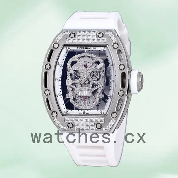 Richard Mille RM 052 RM 052-015 Men 50*42mm Silver Automatic - Image 2