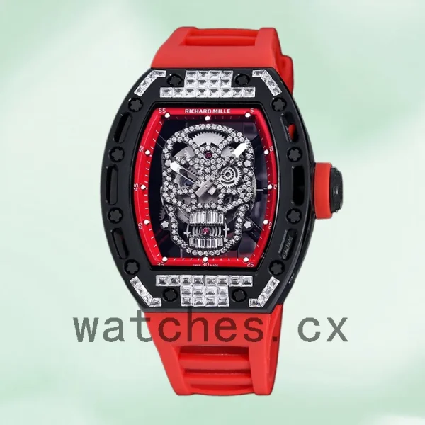 Richard Mille RM 052 Men RM 052-018 50*42mm Rubber Band - Image 2