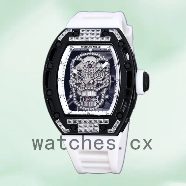 Richard Mille RM 052 Men RM 052-018 50*42mm Rubber Band - Image 4
