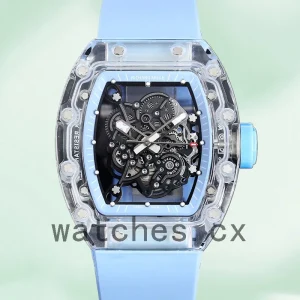 Richard Mille RM 055 50*42mm RM 055-023 Men Rubber Band