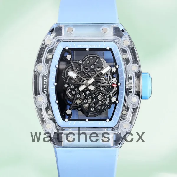 Richard Mille RM 055 50*42mm RM 055-023 Men Rubber Band