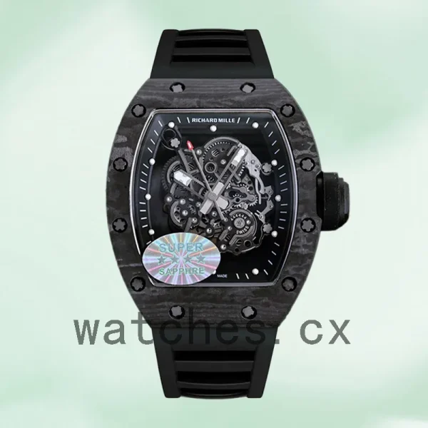 Richard Mille RM055 RM055 Around 50*40mm Men Transparent Dial - Image 2