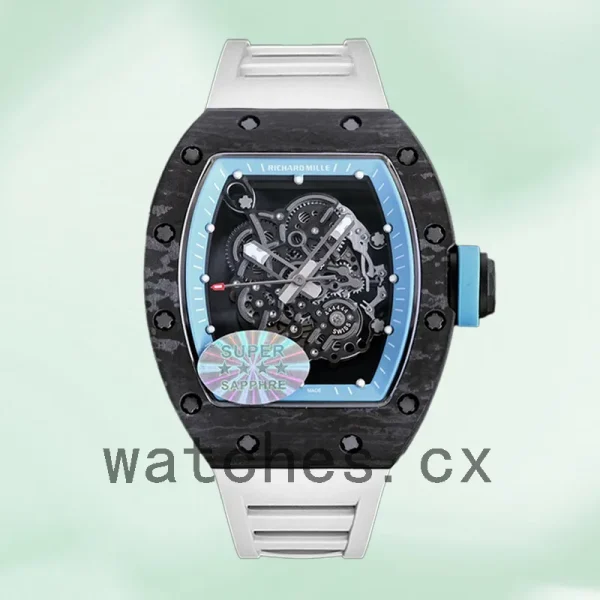 Richard Mille RM055 RM055 Around 50*40mm Men Transparent Dial - Image 2