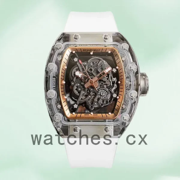 Richard Mille RM055 Around 50*40mm RM055 Men Transparent Dial - Image 2