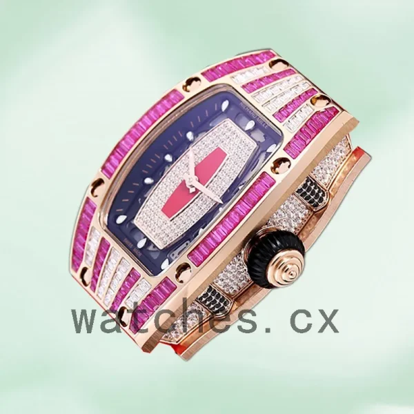 Richard Mille RM 07-01 Ladies RM 07-01-009 31*45mm Red With Diamonds Dial Automatic - Image 3
