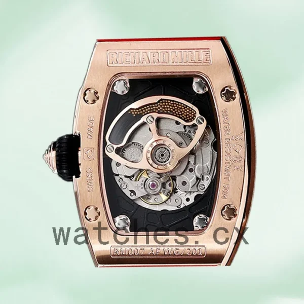 Richard Mille RM 07-01 Ladies RM 07-01-009 31*45mm Red With Diamonds Dial Automatic - Image 4