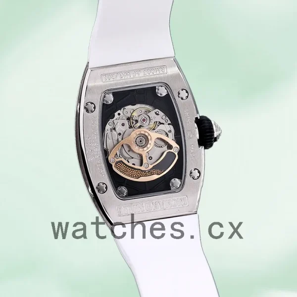 Richard Mille RM 07-01 31*45mm RM 07-01-013 Ladies Silver Red With Diamonds Dial - Image 3