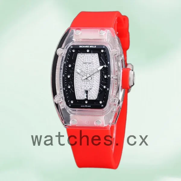 Richard Mille RM 07-02 Ladies 46*32mm RM 07-02-003 Rubber Band Transparent - Image 2