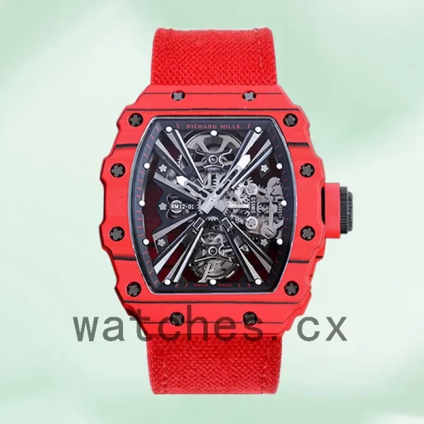 Richard Mille RM12-01 RM12-01 Men Around 50*40mm Automatic Transparent Dial - Image 2