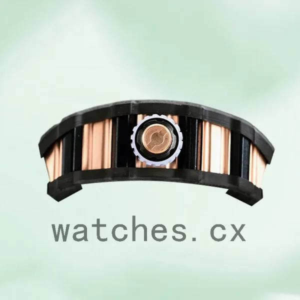 Richard Mille RM21-01 Around 50*40mm RM21-01 Men Black Rubber Band - Image 4