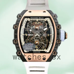 Richard Mille RM21-01 RM21-01 Around 50*40mm Men Automatic Rubber Band