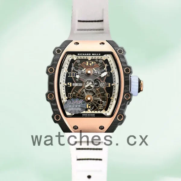 Richard Mille RM21-01 RM21-01 Around 50*40mm Men Automatic Rubber Band - Image 2