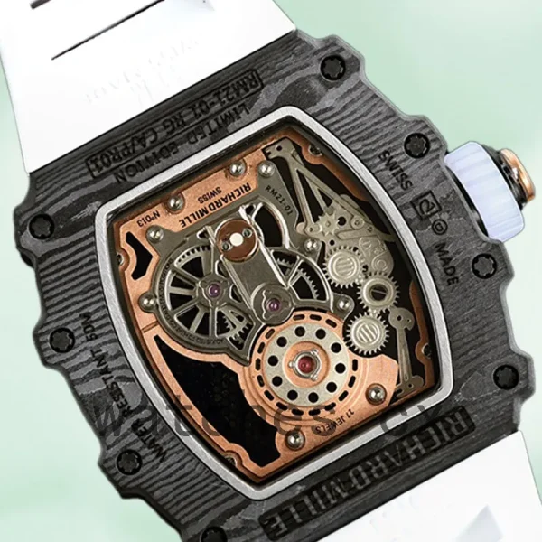 Richard Mille RM21-01 RM21-01 Around 50*40mm Men Automatic Rubber Band - Image 4