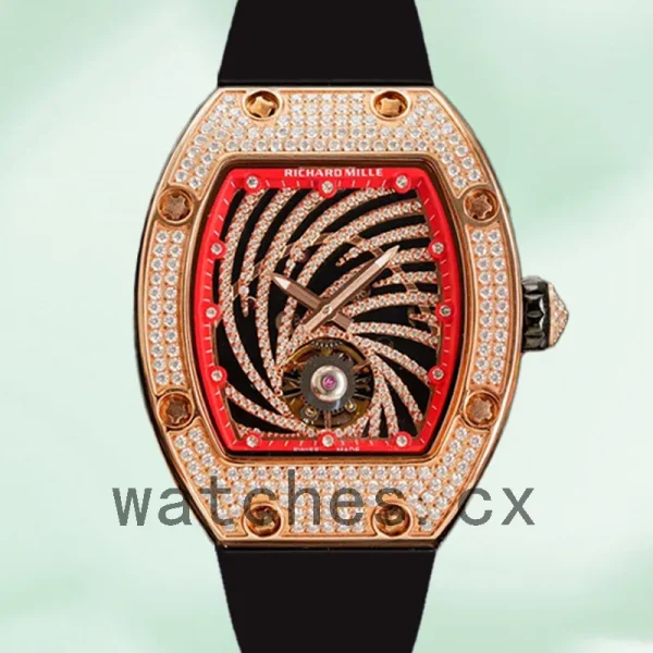Richard Mille RM51-02 Around 43*36mm RM51-02 Ladies Diamonds Diamond Dial