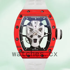 Richard Mille RM52-06 Men Around 50*40mm RM52-06 Automatic Rubber Band
