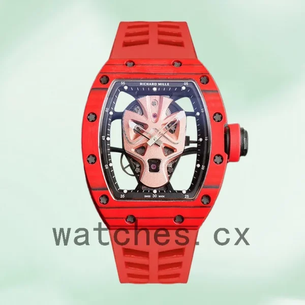 Richard Mille RM52-06 RM52-06 Around 50*40mm Men Hero Dial Rubber Band - Image 2