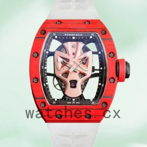 Richard Mille RM52-06 Around 50*40mm Men RM52-06 Hero Dial Rubber Band