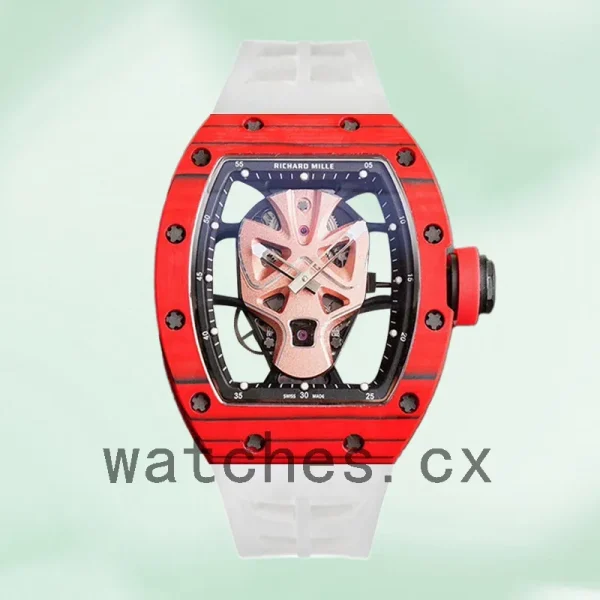 Richard Mille RM52-06 Around 50*40mm Men RM52-06 Hero Dial Rubber Band - Image 2