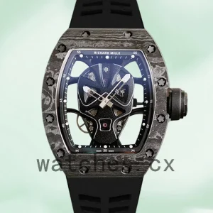 Richard Mille RM52-06 Around 50*40mm RM52-06 Men Automatic Rubber Band