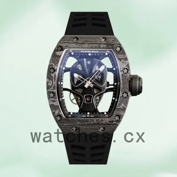 Richard Mille RM52-06 Around 50*40mm RM52-06 Men Automatic Rubber Band - Image 2