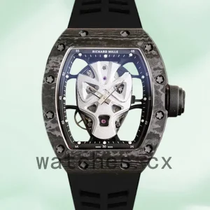 Richard Mille RM52-06 Around 50*40mm Men RM52-06 Hero Dial Rubber Band