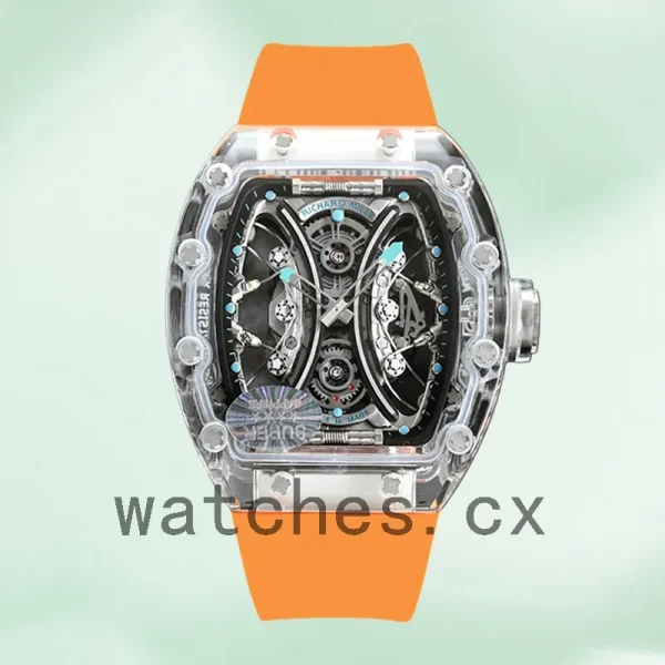 Richard Mille RM53-01 Men Around 50*40mm RM53-01 Transparent Dial - Image 2