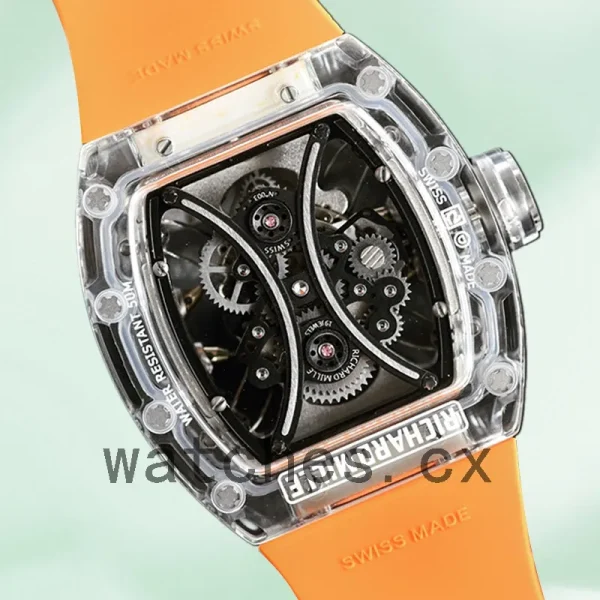 Richard Mille RM53-01 Men Around 50*40mm RM53-01 Transparent Dial - Image 4