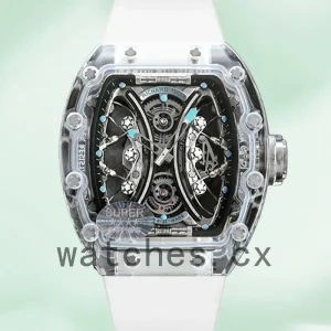 Richard Mille RM53-01 Men RM53-01 Around 50*40mm Transparent Transparent Dial