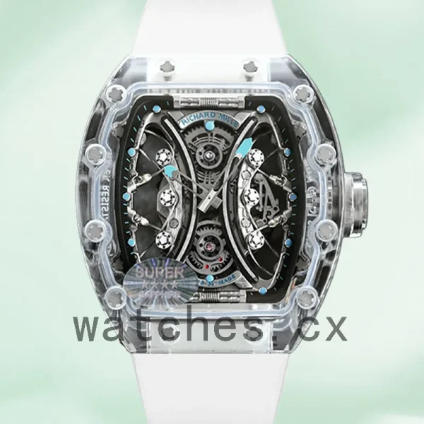 Richard Mille RM53-01 Men RM53-01 Around 50*40mm Transparent Transparent Dial