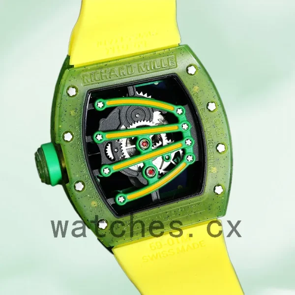 Richard Mille RM 56-01 RM 56-01-001 Men 50*42mm Transparent Dial - Image 4