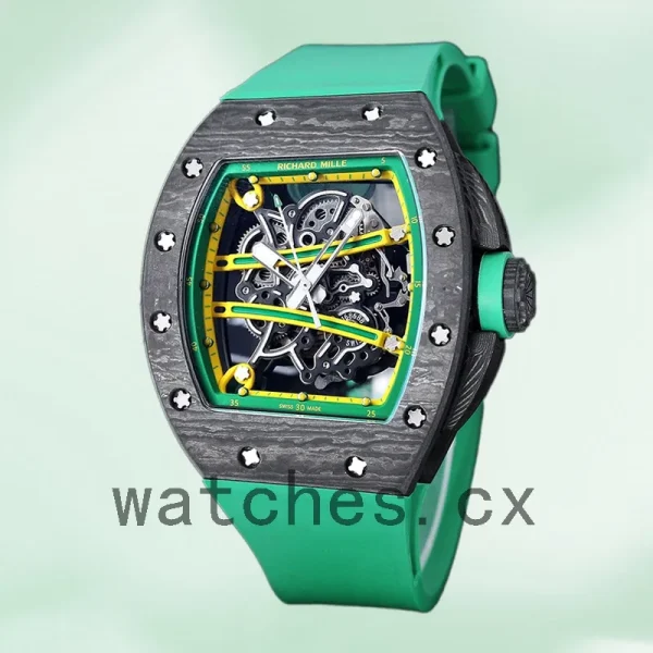 Richard Mille RM 61-01 50*40mm RM 61-01-002 Men Rubber Band - Image 2