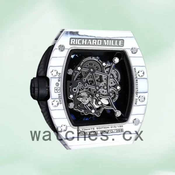 Richard Mille RM 61-01 50*40mm Men RM 61-01-004 Automatic White - Image 4