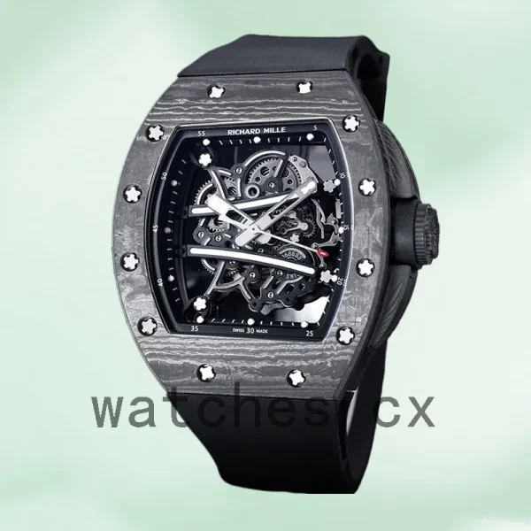 Richard Mille RM 61-01 50*40mm RM 61-01-004 Men Black Transparent Dial - Image 2