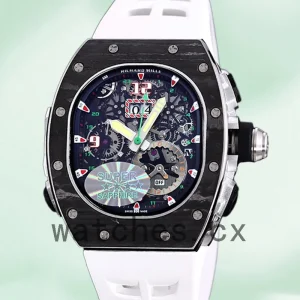 Richard Mille RM 62-01 50*42mm Men RM 62-01-001 Rubber Band