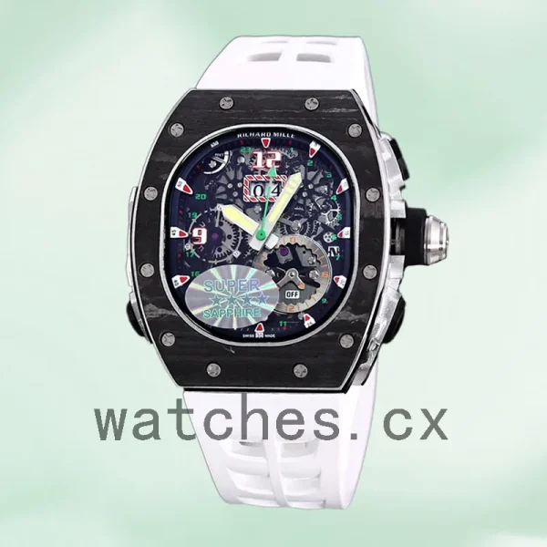 Richard Mille RM 62-01 50*42mm Men RM 62-01-001 Rubber Band - Image 2