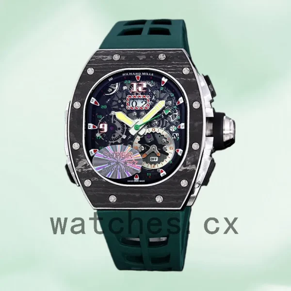 Richard Mille RM 62-01 RM 62-01-003 Men 50*42mm Black - Image 2