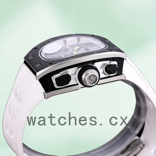 Richard Mille RM 62-01 Men 50*42mm RM 62-01-005 Black Rubber Band - Image 3