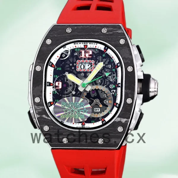 Richard Mille RM 62-01 RM 62-01-008 50*42mm Men Transparent Dial