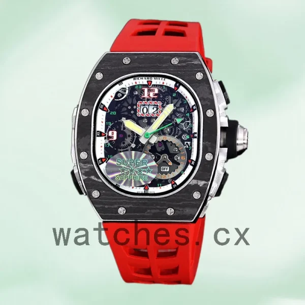 Richard Mille RM 62-01 RM 62-01-008 50*42mm Men Transparent Dial - Image 2