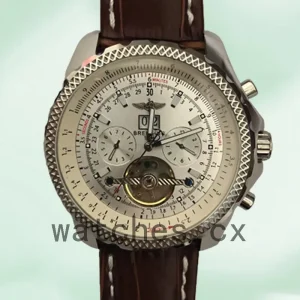 Breitling Bentley Motors Tourbillon 46mm Men's RSH-BRT-9487 Silver-tone Automatic