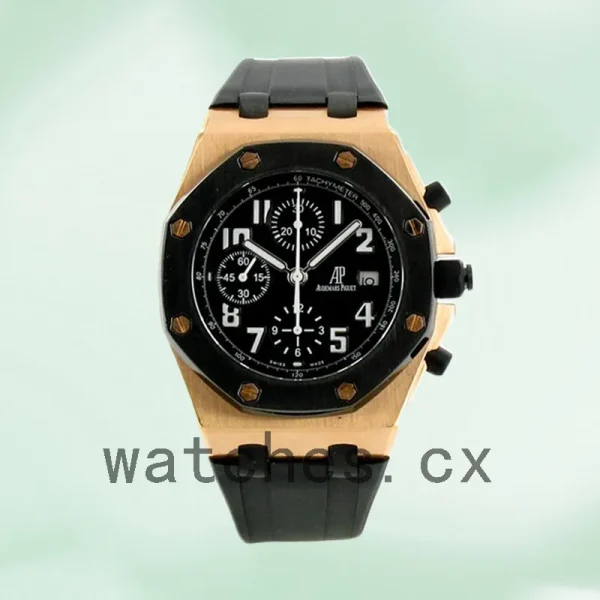 Audemars Piguet Royal Oak Offshore Men's RoyalOakOffshore003 42mm Rubber Band - Image 2