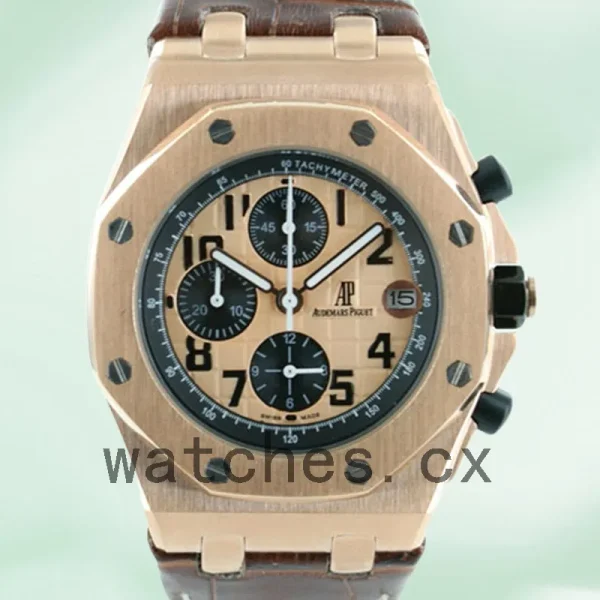Audemars Piguet Royal Oak Offshore 42mm Men's RoyalOakOffshore010 Champagne Dial