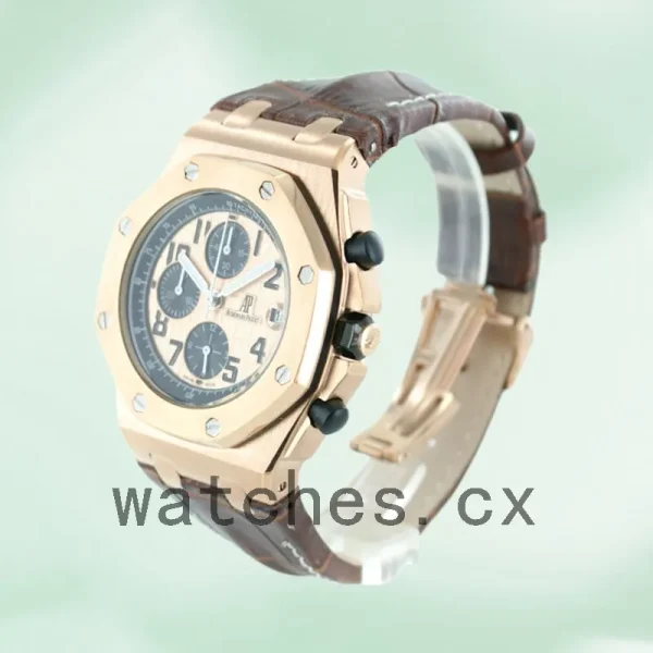 Audemars Piguet Royal Oak Offshore 42mm Men's RoyalOakOffshore010 Champagne Dial - Image 3
