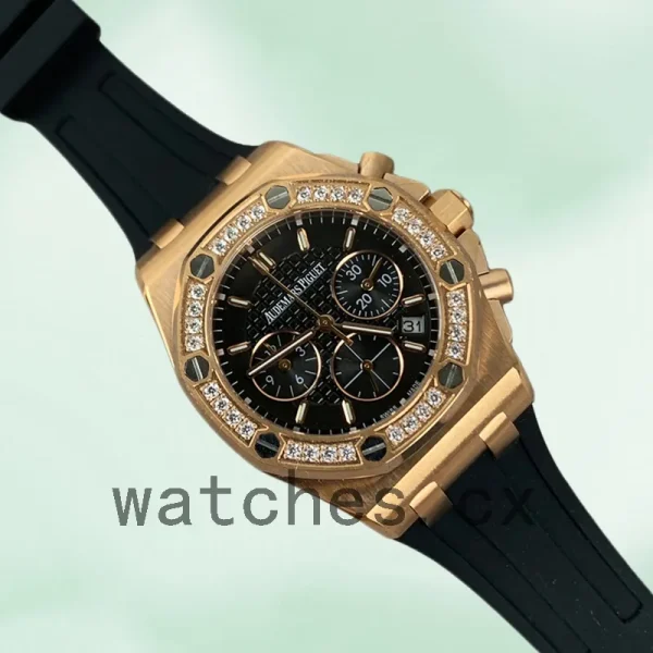 Audemars Piguet Royal Oak Offshore Men's RoyalOakOffshore023 37mm Black Dial - Image 3
