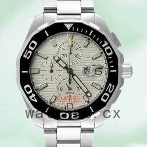 Tag Heuer Aquaracer AquaracerWSB004 Men's 43mm White Dial Silver-tone